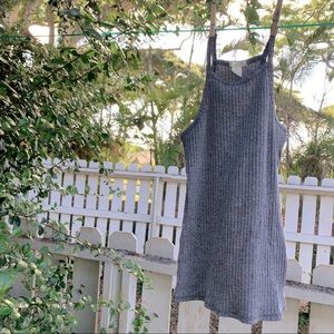 Bozzolo gray spaghetti strap tank top 🤍